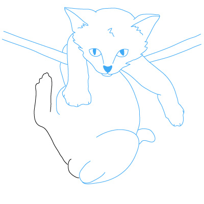 Katzenbaby zeichnen 16