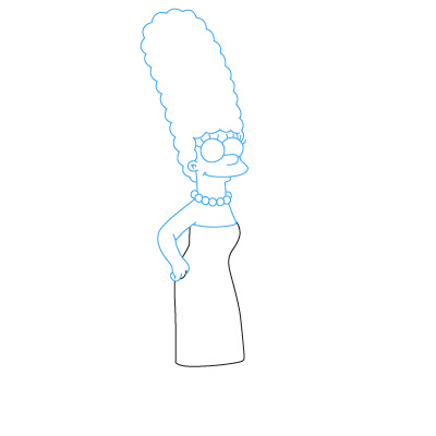 Marge Simpson zeichnen 10