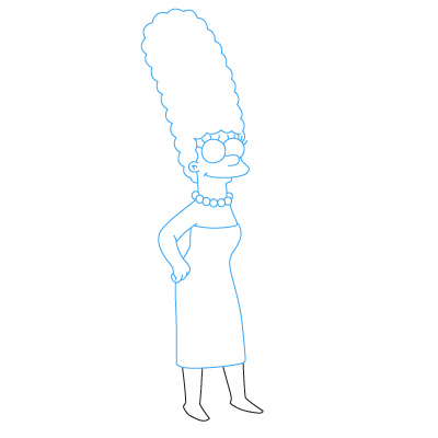Marge Simpson zeichnen 11