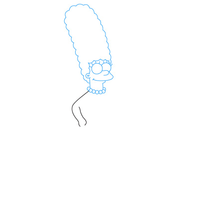 Marge Simpson zeichnen 8