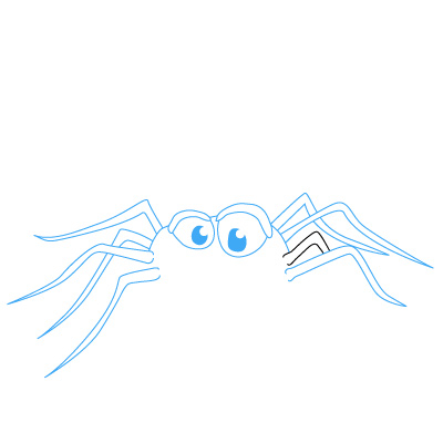 Spinne zeichnen 9