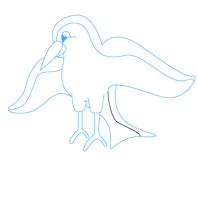 Vogel zeichnen 16