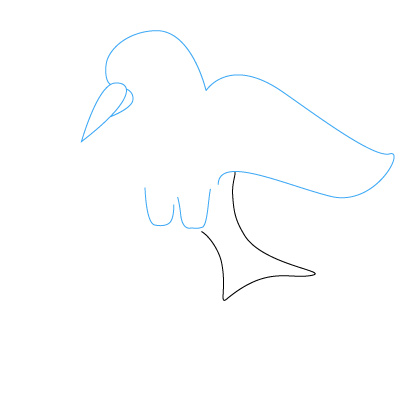 Vogel zeichnen 6