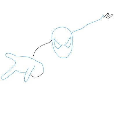 Spiderman  zeichnen 3