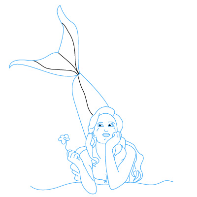 Arielle, die Meerjungfrau zeichnen 12