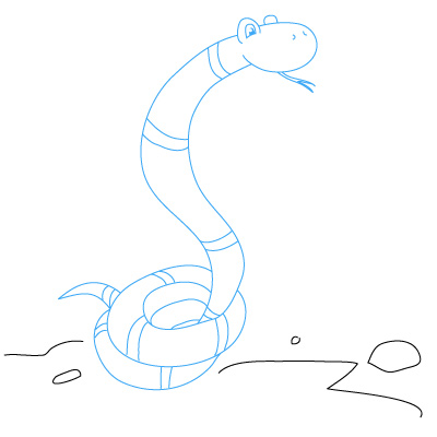Schlange zeichnen 16