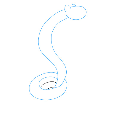 Schlange zeichnen 8