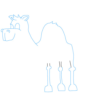 Kamel zeichnen 16