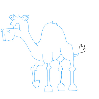 Kamel zeichnen 28