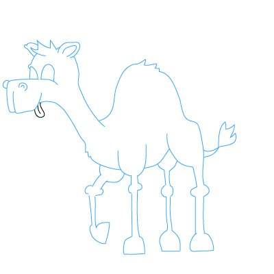Kamel zeichnen 29