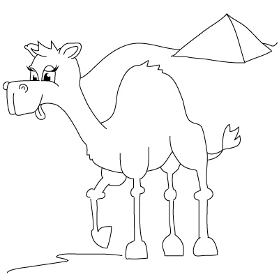 Kamel zeichnen 33