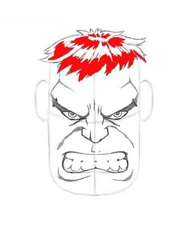 Hulk zeichnen 17