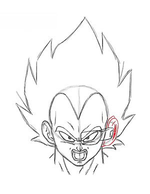 Vegeta zeichnen 21
