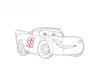 Lightning McQueen zeichnen 18