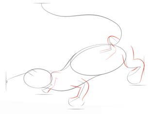 Alligator zeichnen lernen schritt für schritt tutorial 4