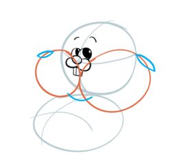 Hamsterchen zeichnen lernen schritt für schritt tutorial 5