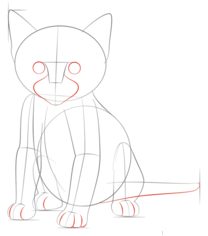 Kätzchen zeichnen lernen schritt für schritt tutorial 5