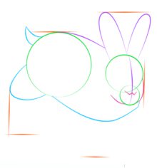 Kaninchen 2 zeichnen lernen schritt für schritt tutorial 5