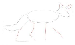 Fuchs zeichnen lernen schritt für schritt tutorial 3