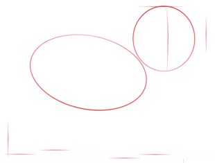 Hund – Mops zeichnen lernen schritt für schritt tutorial 1