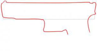 Pistole 3 zeichnen lernen schritt für schritt tutorial 2