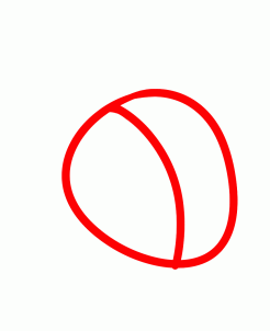 Herz (Version 2) zeichnen lernen schritt für schritt tutorial 1