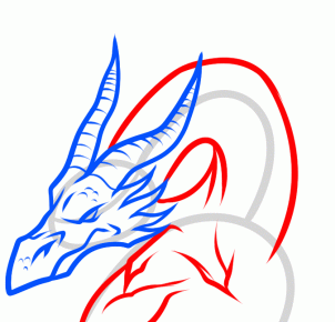 Drache - Smaug (Version 2) zeichnen lernen 4