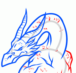 Drache - Smaug (Version 2) zeichnen lernen 5
