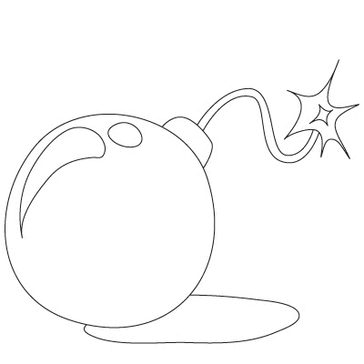 bombe zeichnen 8