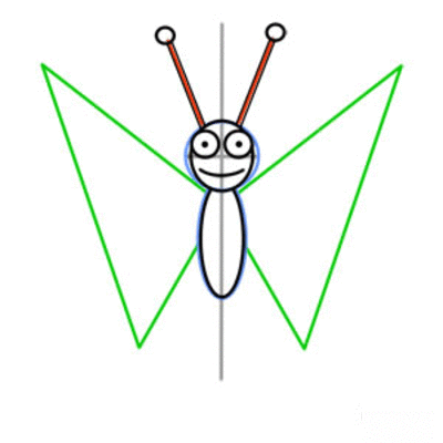 Schmetterling2 zeichnen 5