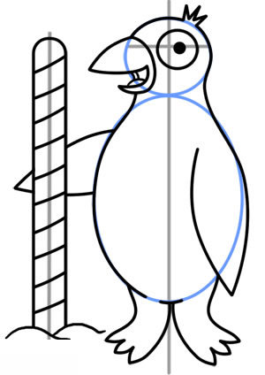 Pinguin zeichnen 8